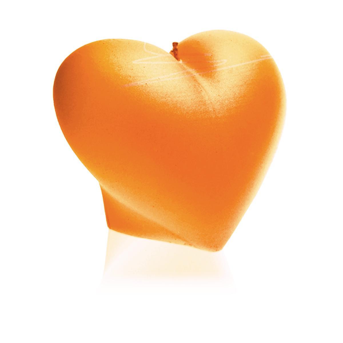 Świeca Heart Smooth Orange nr. 1