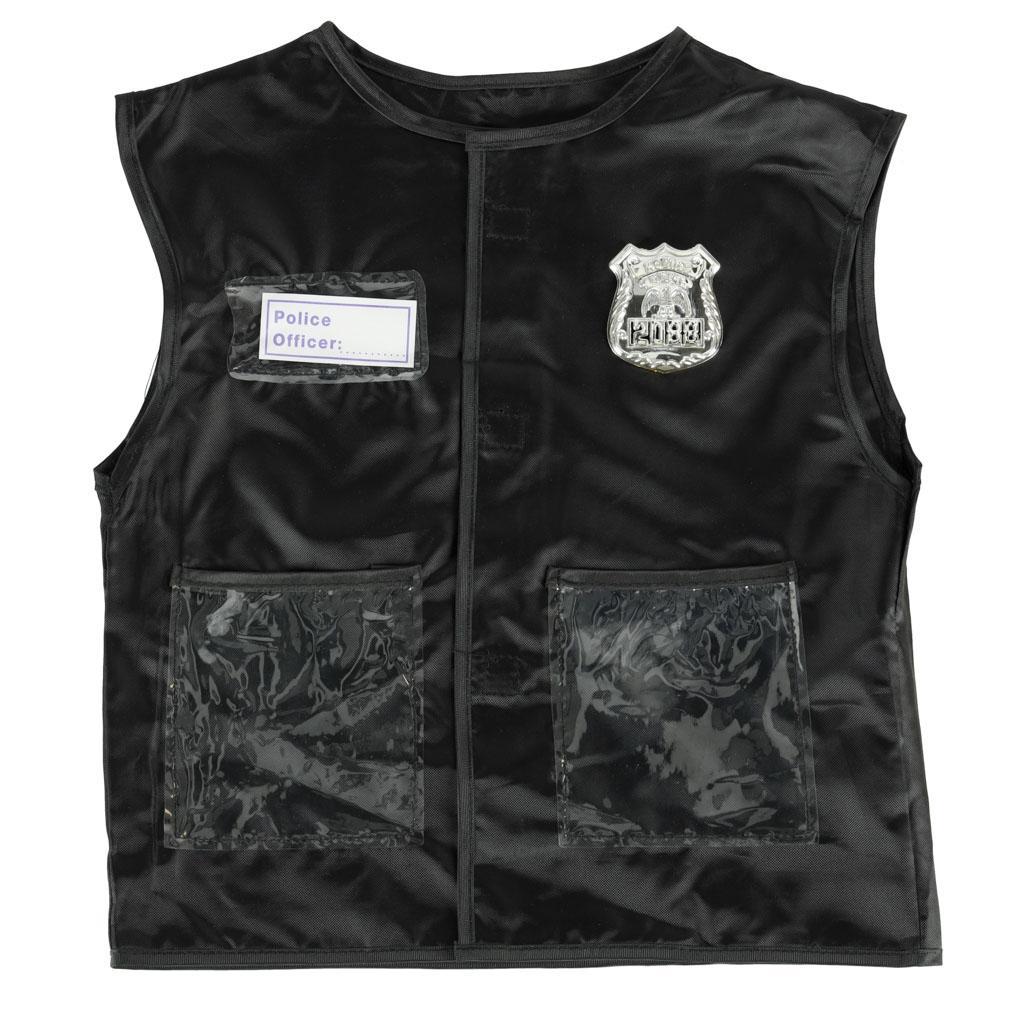 Kostium strój karnawałowy przebranie policjant zestaw 3-8 lat dla dziecka 41x54x3 cm nr. 4