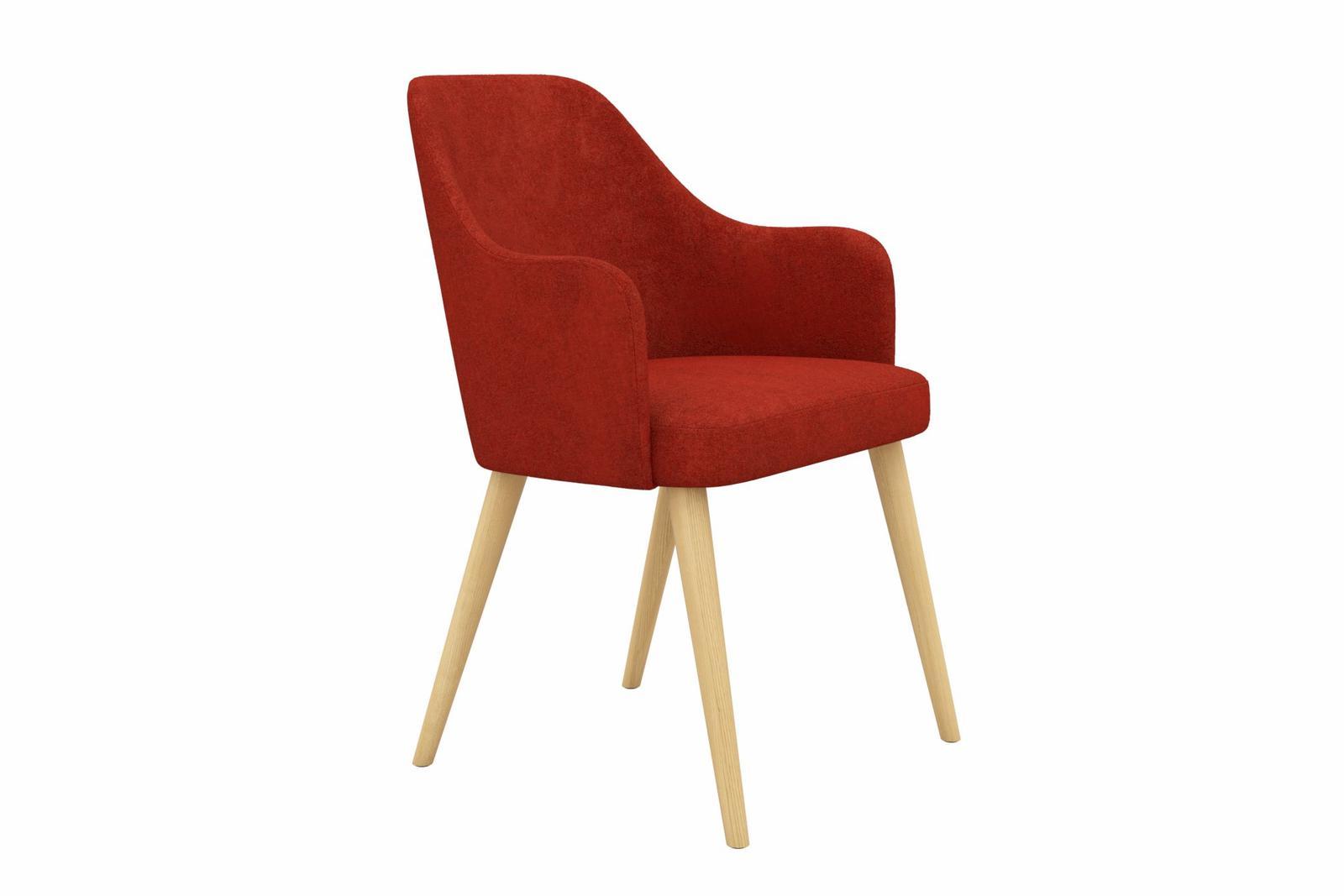 Krzesło tapicerowane KR-9 53x83x49 cm DELUXE Canyon 48 do jadalni czerwony nr. 3