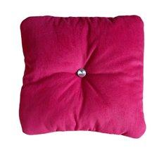 Poduszka dekoracyjna ozdobna welur jasiek różowa - Miniaturka zdjęcia nr 5