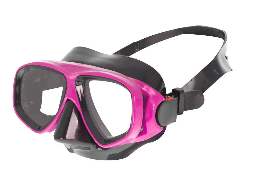 Maska do nurkowania okulary gogle do pływania różowa nr. 7