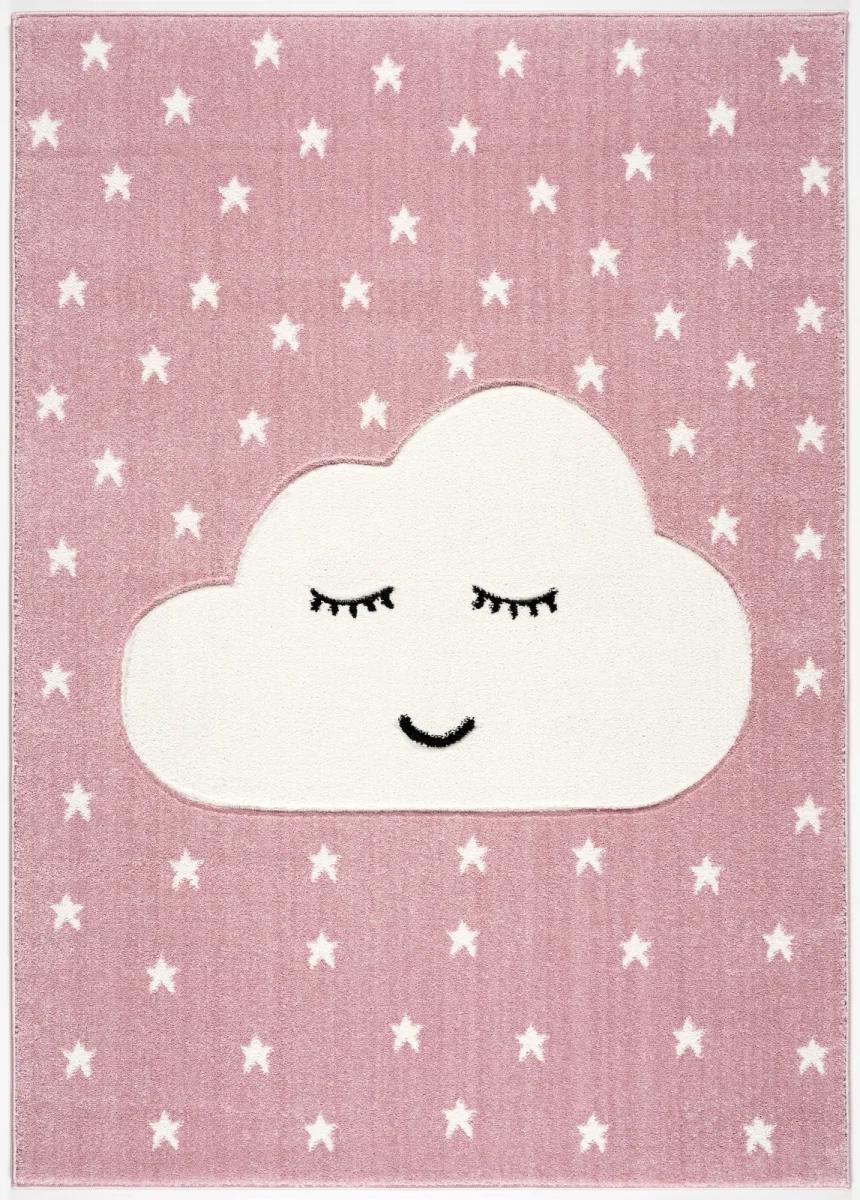 Dywan dziecięcy Happy Cloud Pink 120x170 cm do pokoju dziecięcego różowy z chmurką nr. 2