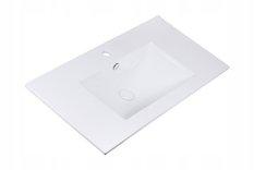 Zestaw mebli łazienkowych LINE z umywalką 70 cm + 2x słupek 165 cm 4 elementy front MDF biały - Miniaturka zdjęcia nr 7