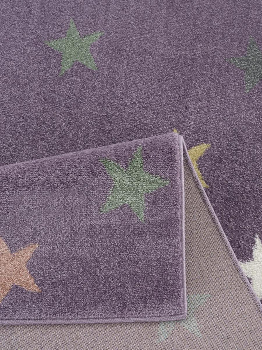 Dywan dziecięcy Violet Stars 100x160 cm do pokoju dziecięcego fioletowy w gwiazdki nr. 3