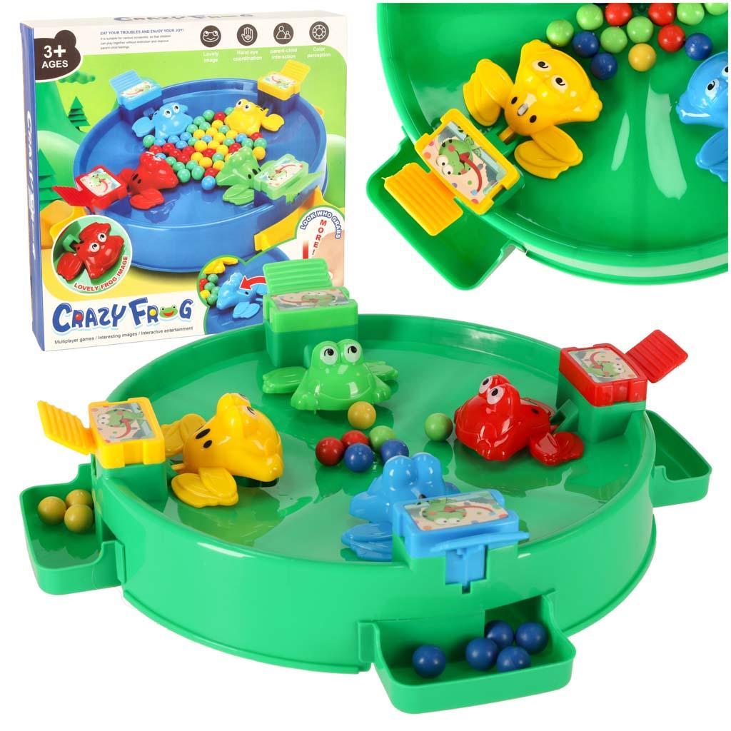 Gra zręcznościowa głodne żabki skaczące żaby 4 graczy zabawka dla dzieci 3+ 30,5x6,6x30,5 cm nr. 1