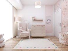 Dywan dziecięcy wełniany Colorborder Cream 100x160 cm do pokoju dziecięcego kremowy w kwadraty - Miniaturka zdjęcia nr 6