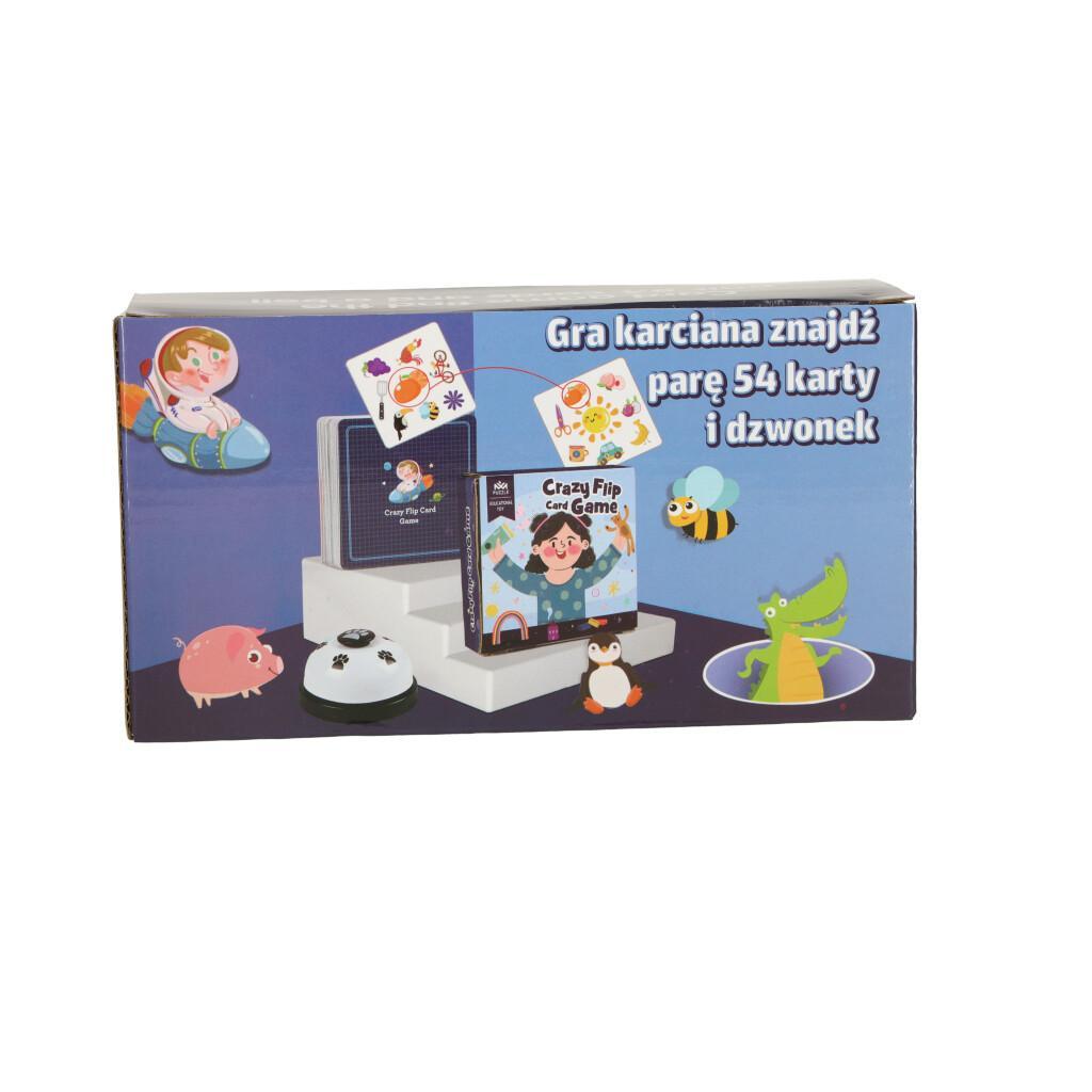 Gra na spostrzegawczość karciana znajdź parę 54 karty dzwonek dla dzieci 18,5x10x6 cm 8 Full Screen
