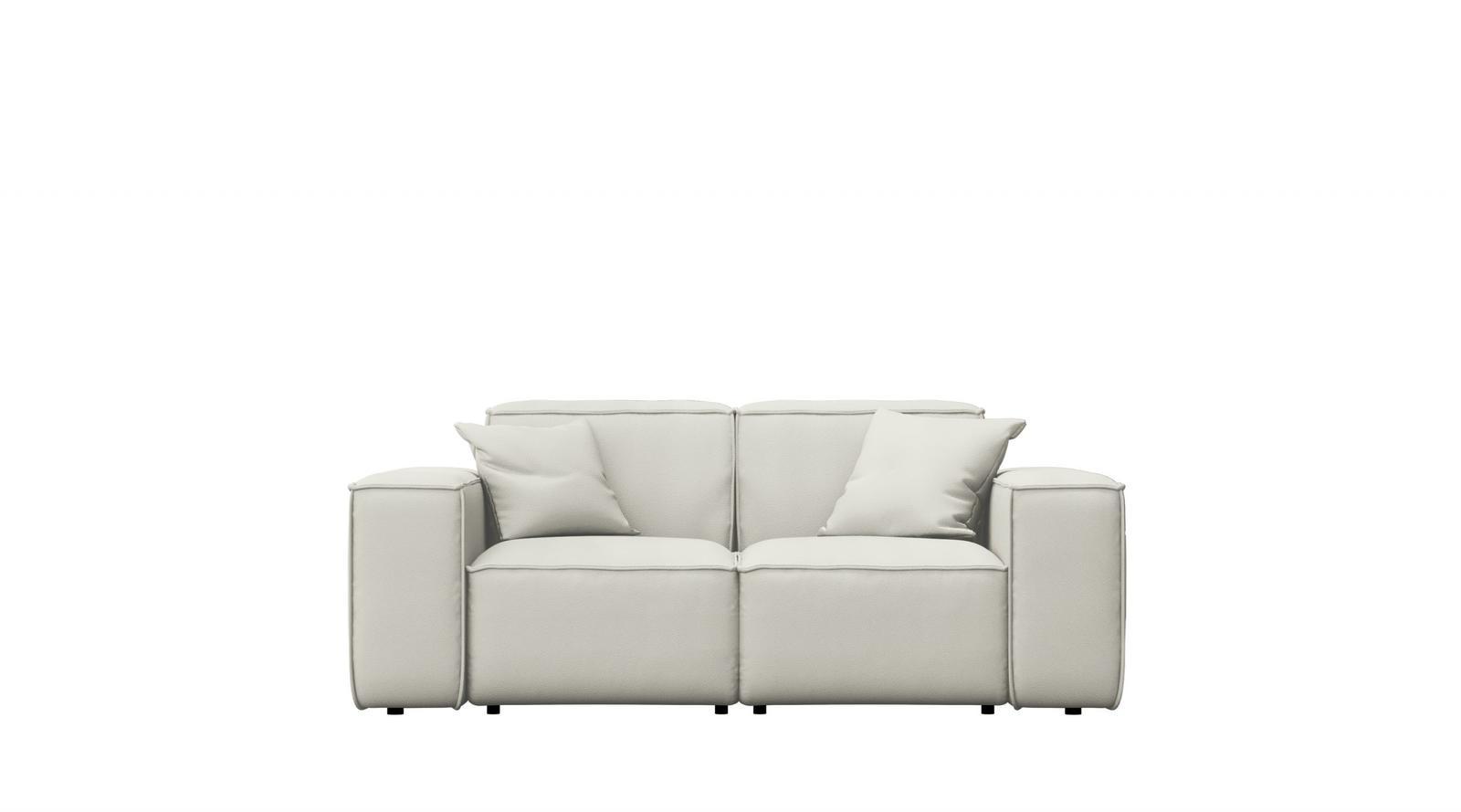 Sofa ogrodowa MALIBU 186x73x88 cm wodoodporna UV 2-os + 2 poduszki do ogrodu kremowa nr. 1