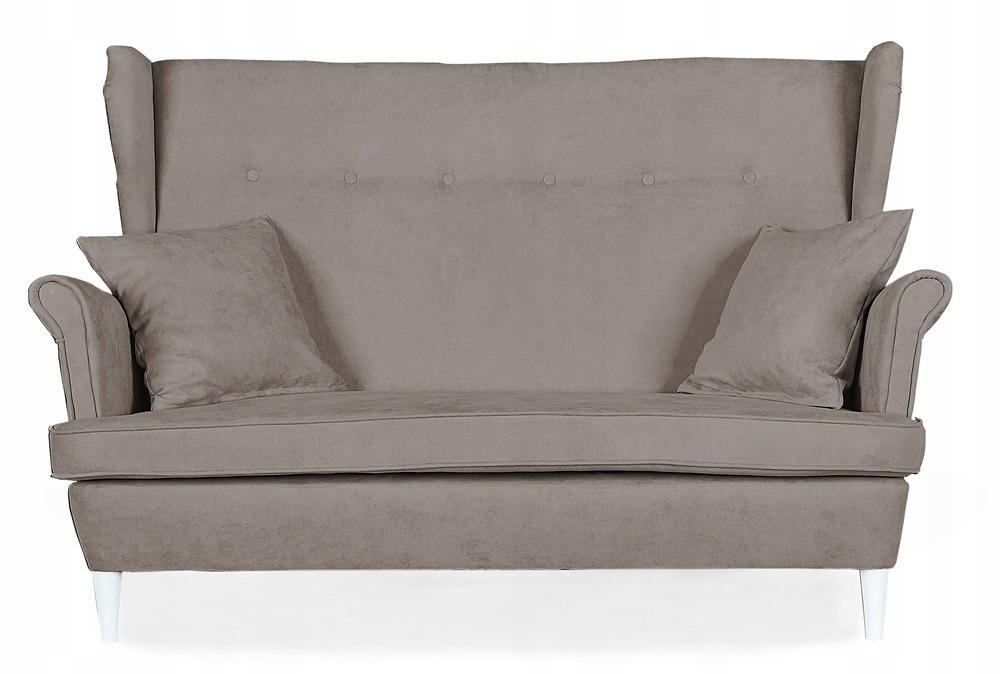 Zestaw wypoczynkowy mebli ARI 149x104x92 cm uszak sofa fotele pufy do salonu Enjoy beżowy nr. 3