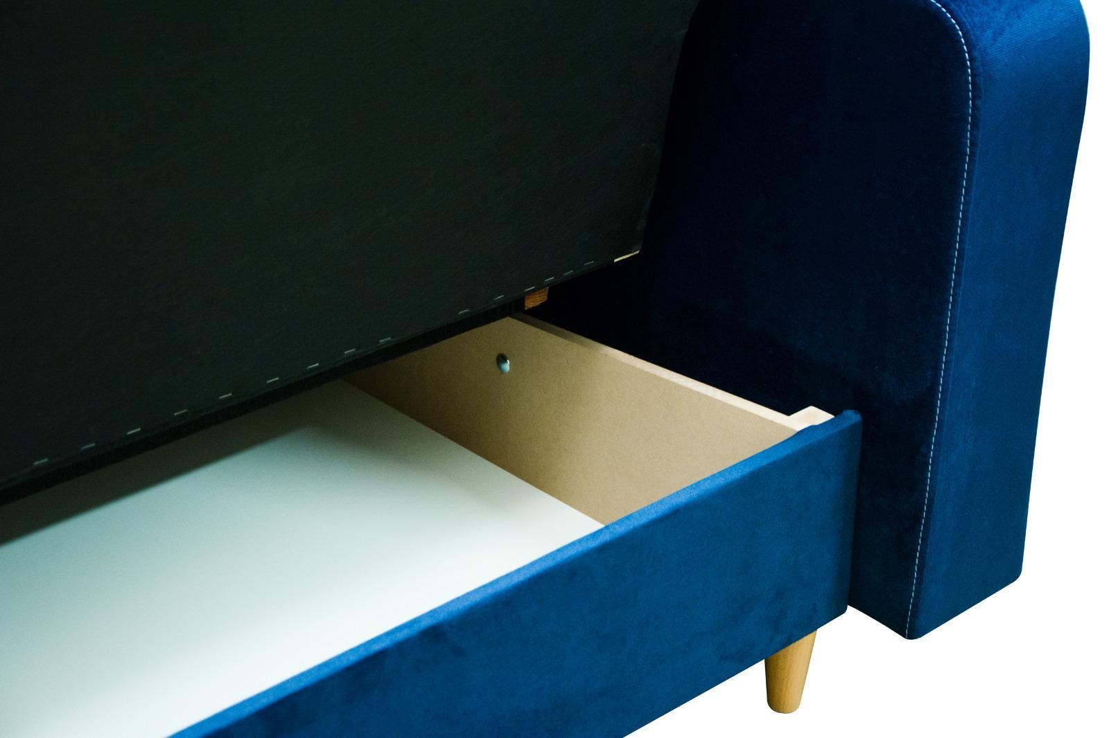 Sofa SCARLETT kanapa rozkładana z pojemnikiem na pościel do salonu  6 Full Screen