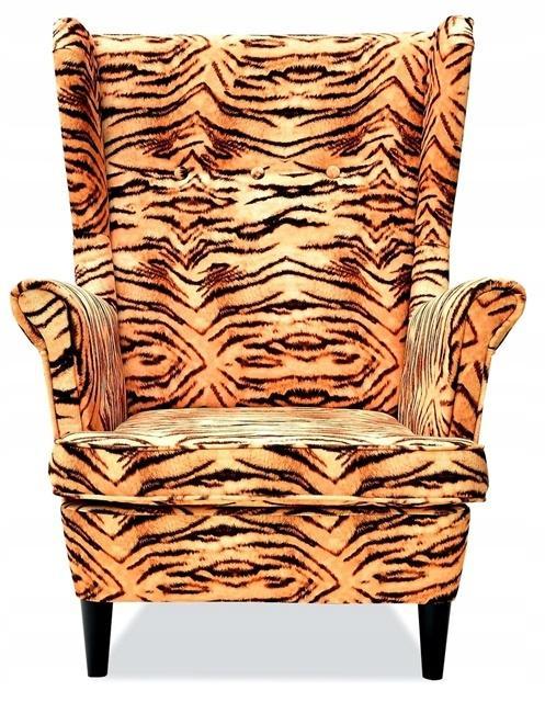 Fotel Uszak z podnóżkiem kolekcja ANIMALS tygrysek nr. 2