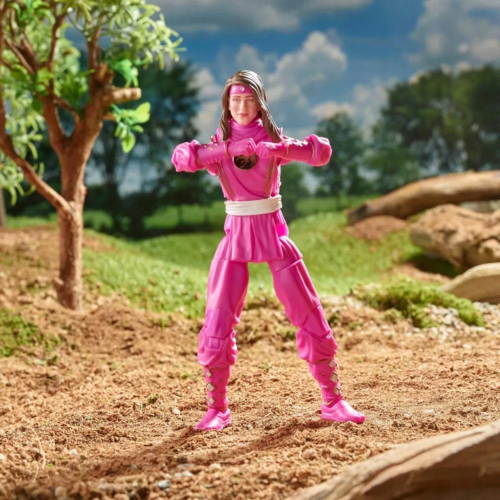 Figurka POWER RANGERS różowy ranger mighty morphin ninja dla dziecka  7 Full Screen