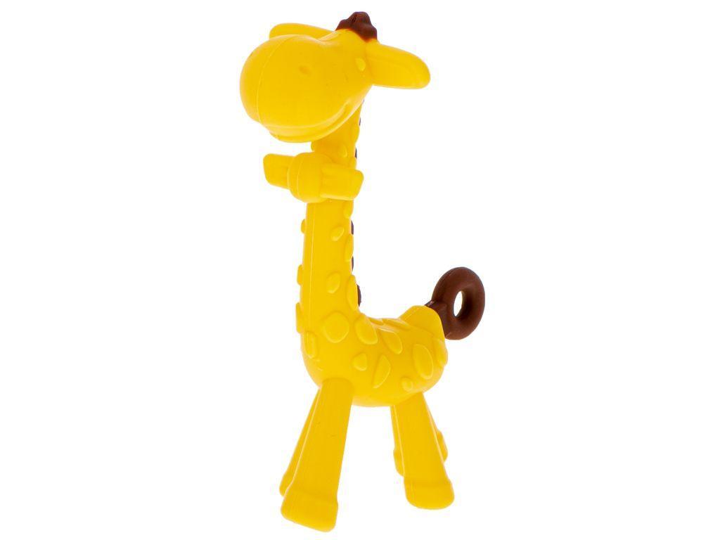 Gryzak silikonowy na ząbkowanie żółta żyrafa nr. 5