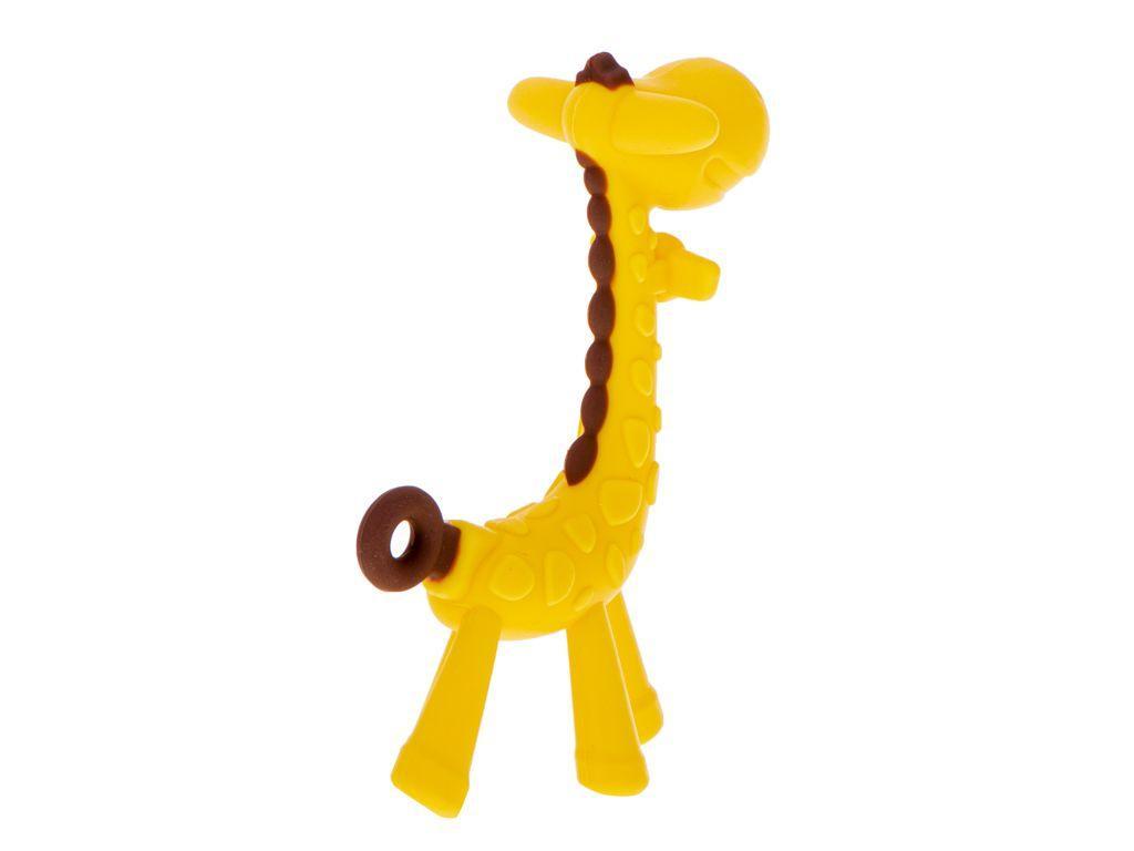 Gryzak silikonowy na ząbkowanie żółta żyrafa nr. 4