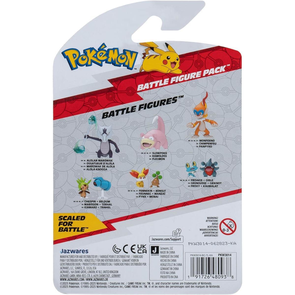 Oryginalne figurki chespin + beldum pokemon battle figure pack 2-pak dla dziecka 2 Full Screen