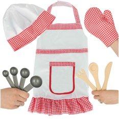 Kostium strój karnawałowy przebranie zestaw małego kucharza fartuszek dla dziecka 3+ 40x1x51 cm - Miniaturka zdjęcia nr 2