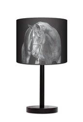 Lampa stołowa duża - Black horse - Miniaturka zdjęcia nr 1