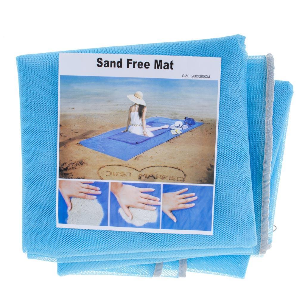 Mata plażowa koc na plażę sand free XXL 200x200cm nr. 6