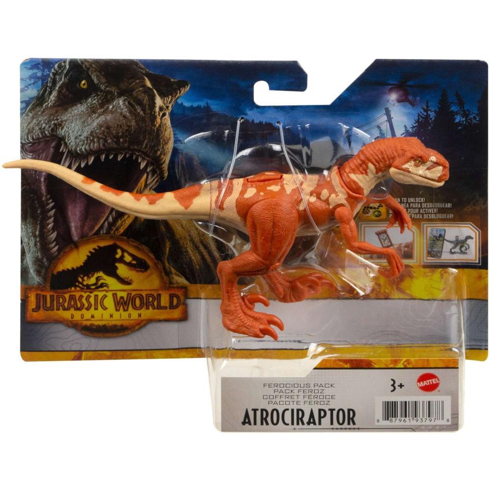 Dinozaur atrociraptor pomarańczowy jurassic world dominion park jurajski dla dziecka 0 Full Screen
