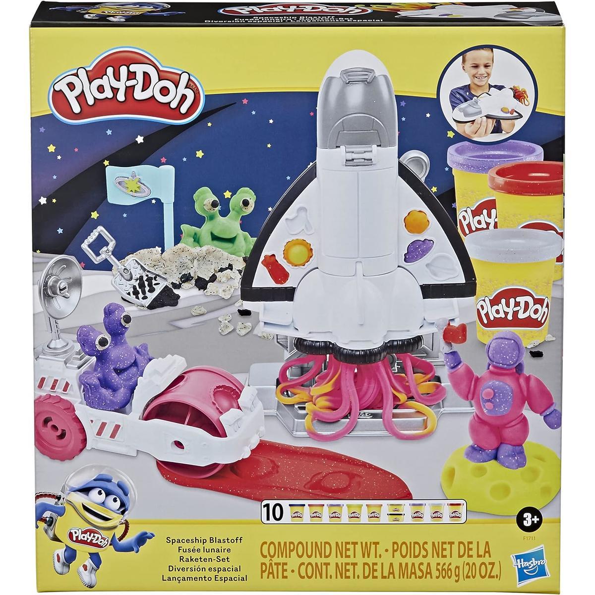 Play-Doh ciastolina rakieta i kosmos start rakiety kosmicznej Hasbro F1711 nr. 1