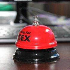 Biurkowy dzwonek na sex - Czerwono-czarny - Miniaturka zdjęcia nr 2