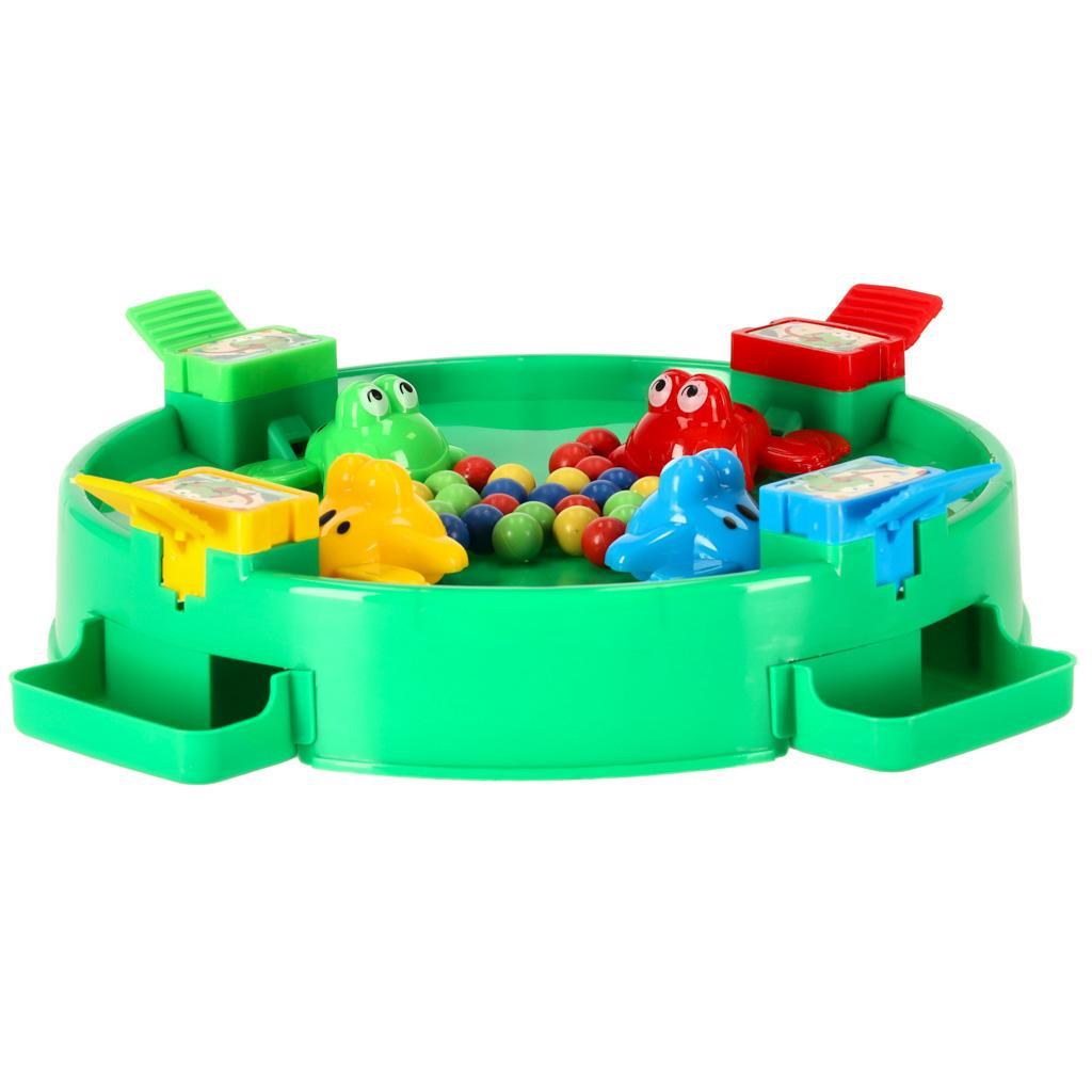 Gra zręcznościowa głodne żabki skaczące żaby 4 graczy zabawka dla dzieci 3+ 30,5x6,6x30,5 cm nr. 2
