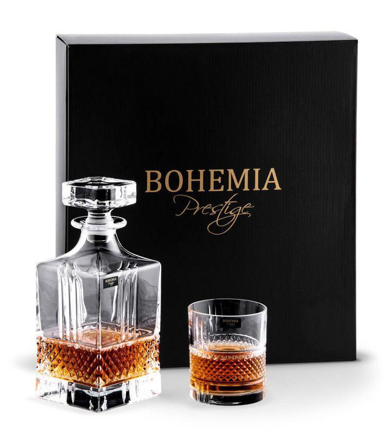 Bohemia Elegante zestaw szklanek kryształowych z karafką 6+1 0 Full Screen
