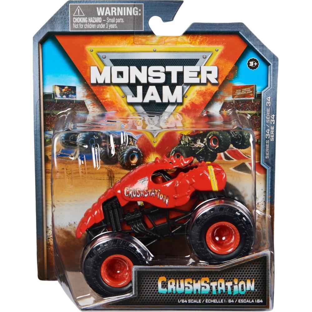 Monster Jam Truck auto terenowe Spin Master seria 34 Crushstation 1:64 nr. 1