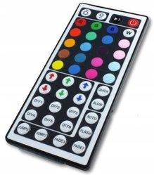 Biurko gamingowe narożne białe LOFT metalowe nogi LED RGB dla gracza 180x71x60cm - Miniaturka zdjęcia nr 8