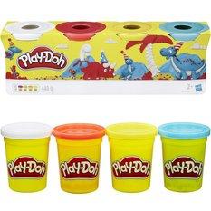 Ciastolina kolorowa zestaw tub mix kolorów hasbro 4-pak b6508 play-doh dla dziecka