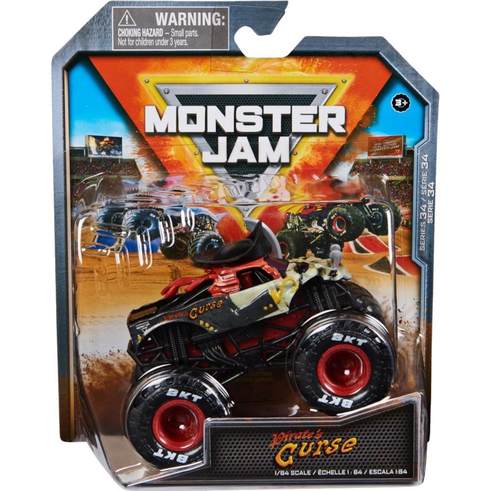 Monster Jam Truck auto terenowe Spin Master seria 34 Pirate's Curse 1:64 nr. 1