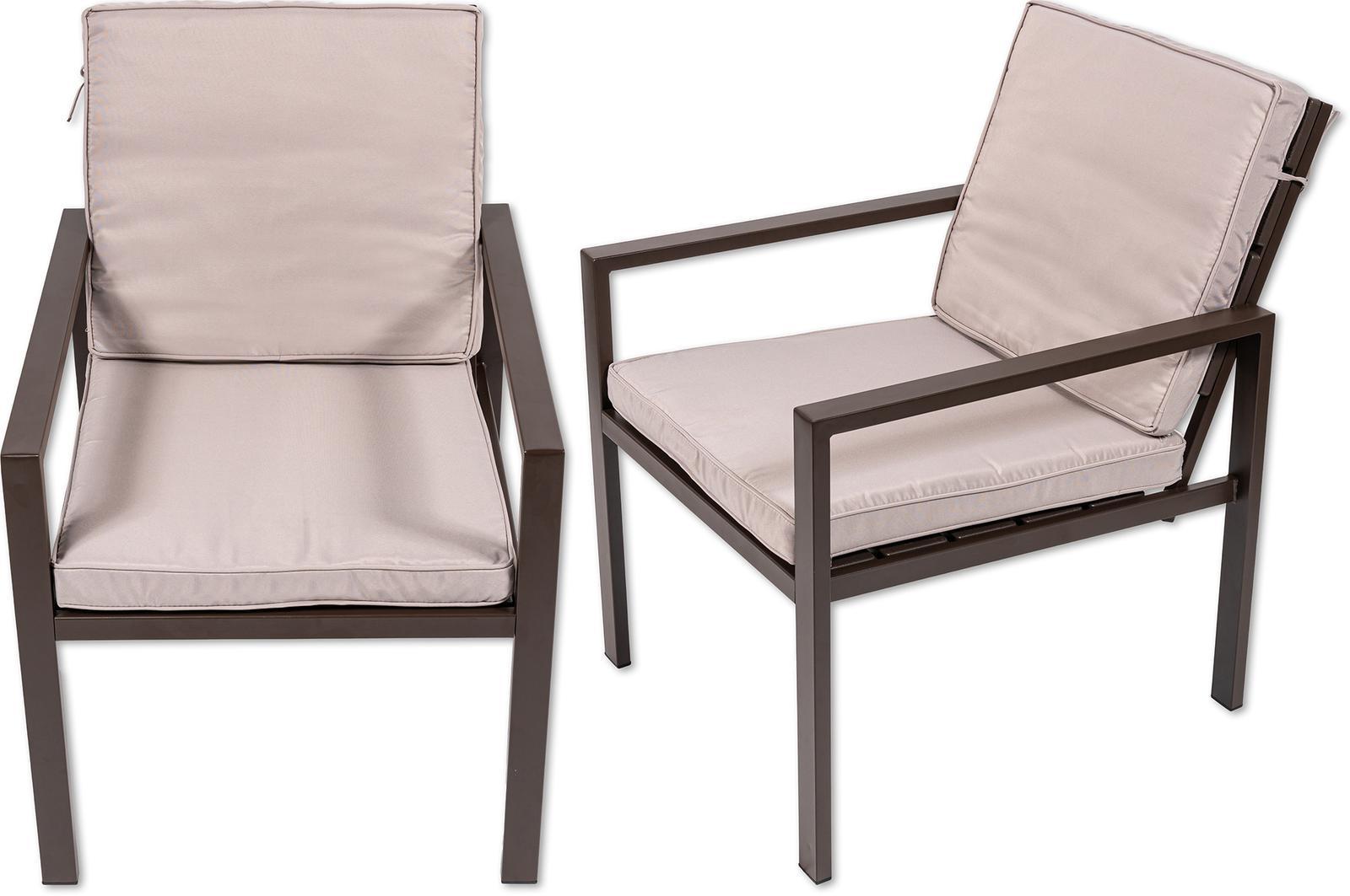 Zestaw mebli ogrodowych kanapa stół krzesła ogrodowe Heckermann® AC-WS008-1 nr. 7