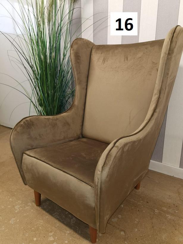 Fotel uszak 105x90x50 cm zielony wyjątkowy i solidny do sypialni, salonu 7 Full Screen