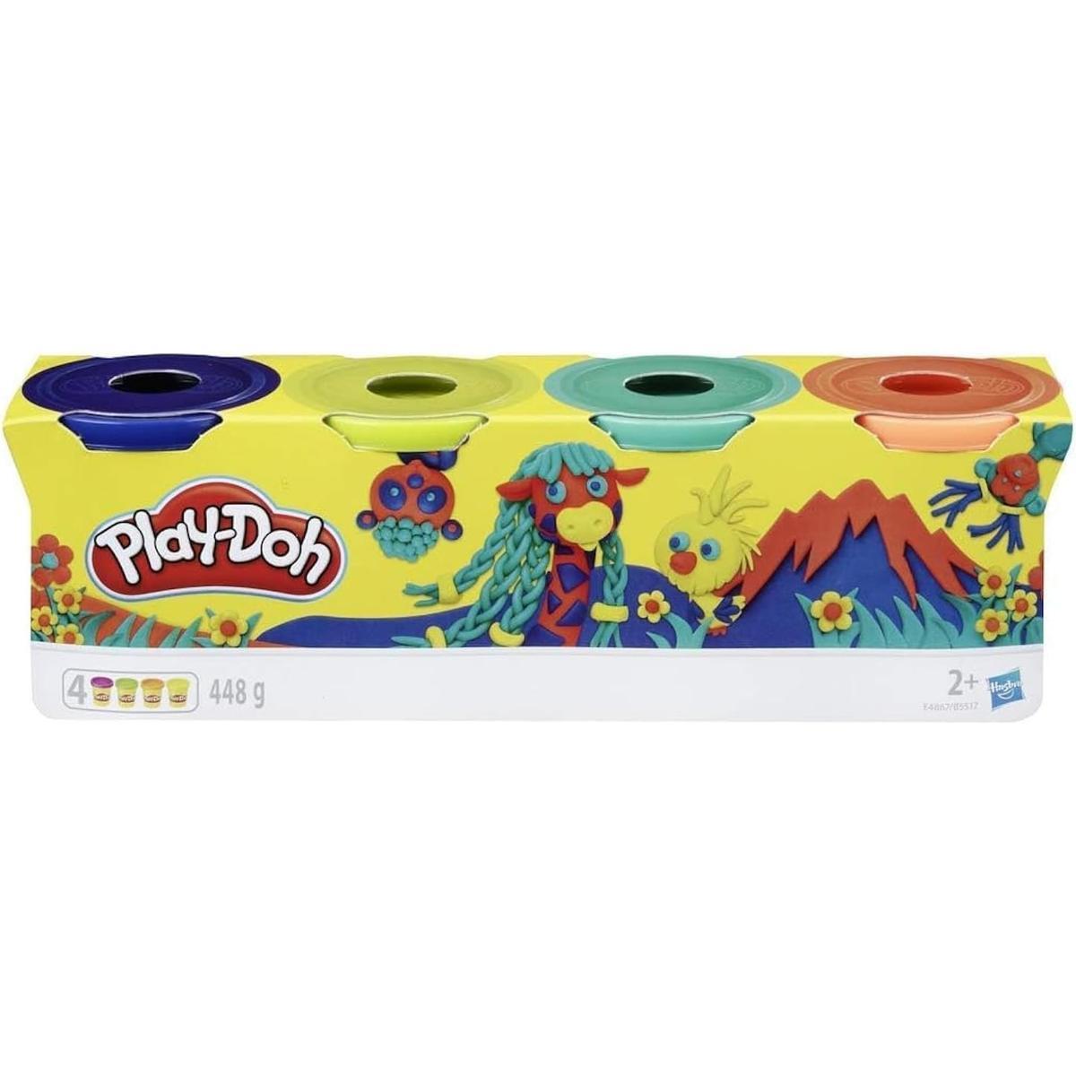Ciastolina kolorowa zestaw tub mix kolorów hasbro 4-pak e4867 play-doh dla dziecka nr. 2