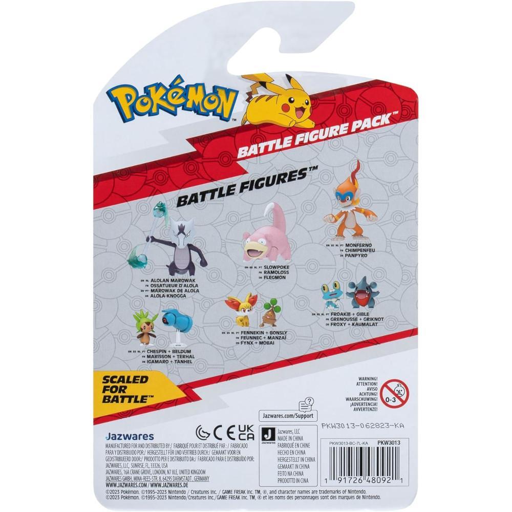Oryginalne figurki froakie + gible pokemon battle figure pack 2-pak zestaw dla dziecka 2 Full Screen