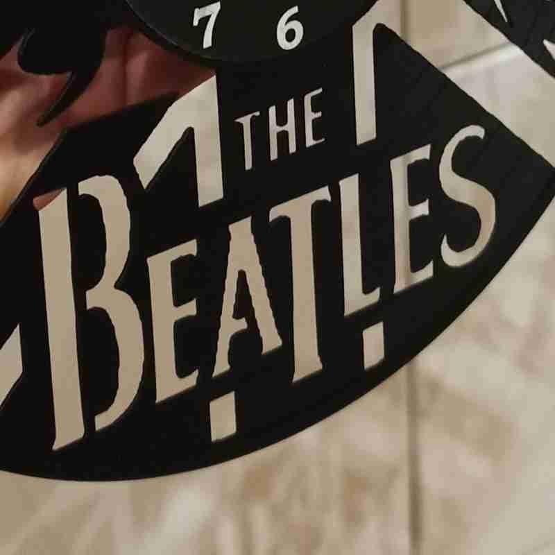 Zegar ścienny z płyty winylowej 30 cm The Beatles nr. 3