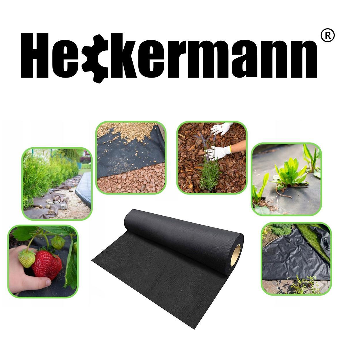 Agrowłóknina Heckermann 1,6x50m 100g/m2 Czarna nr. 12
