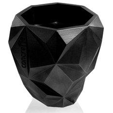 Donica Geometric Black Metallic Poli 19 cm - Miniaturka zdjęcia nr 2