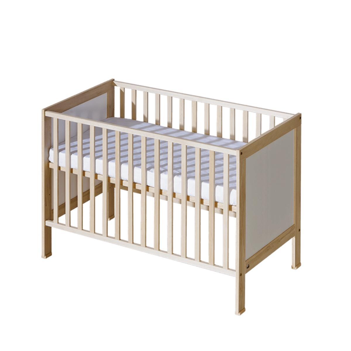 Łóżeczko dla niemowląt Basic 120x60 białe do pokoju dziecięcego nr. 1