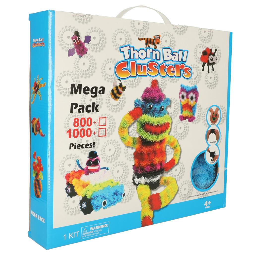 Rzepy czepy klocki kulki kolorowe kreatywne 836 elementów zabawka dla dzieci 38,6x6,5x35 cm nr. 6