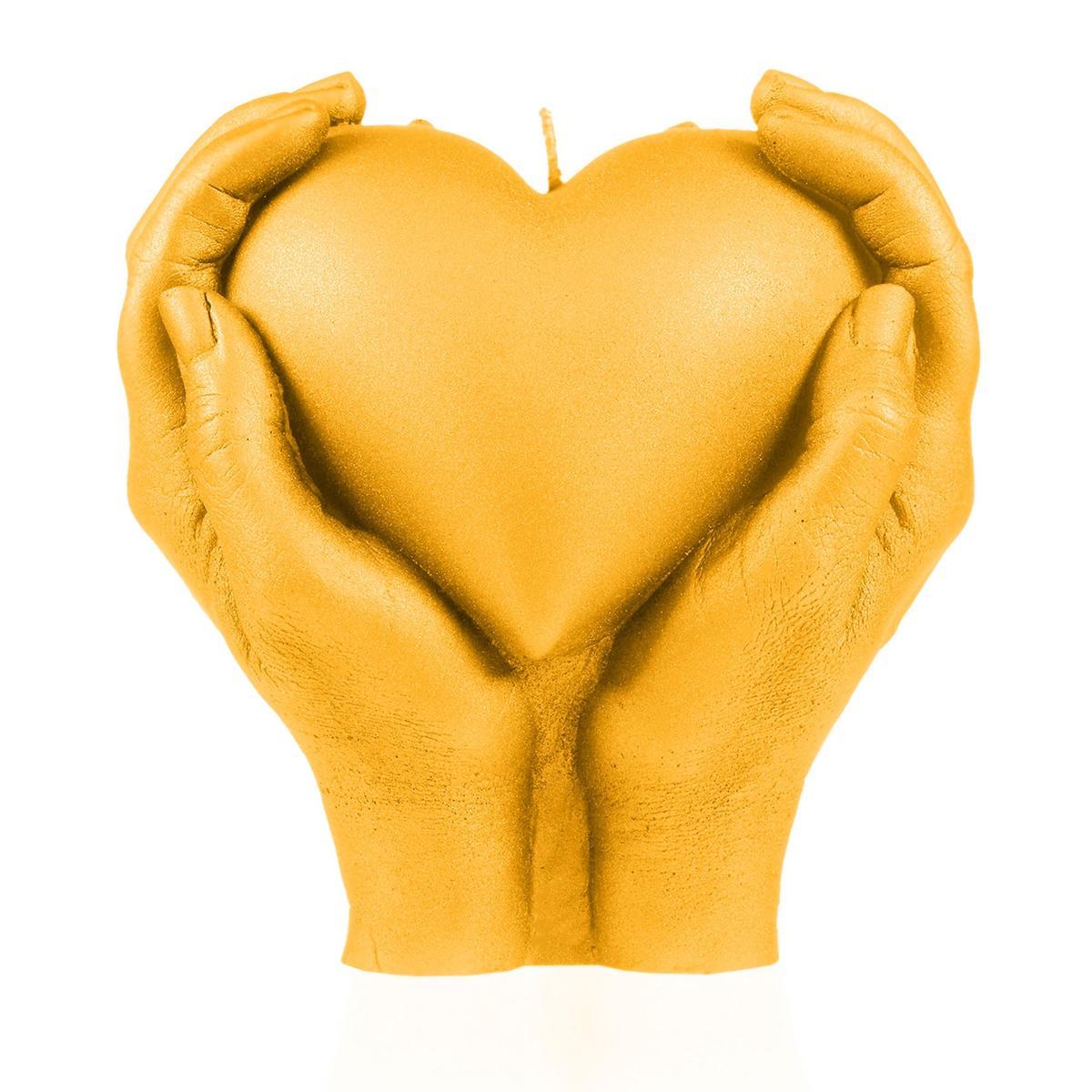 Świeca Hand LOVE Edition Yellow nr. 1