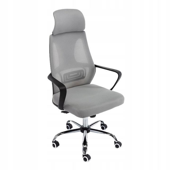 Fotel obrotowy Nigel 68x127x52 cm szary krzesło do biura  nr. 5