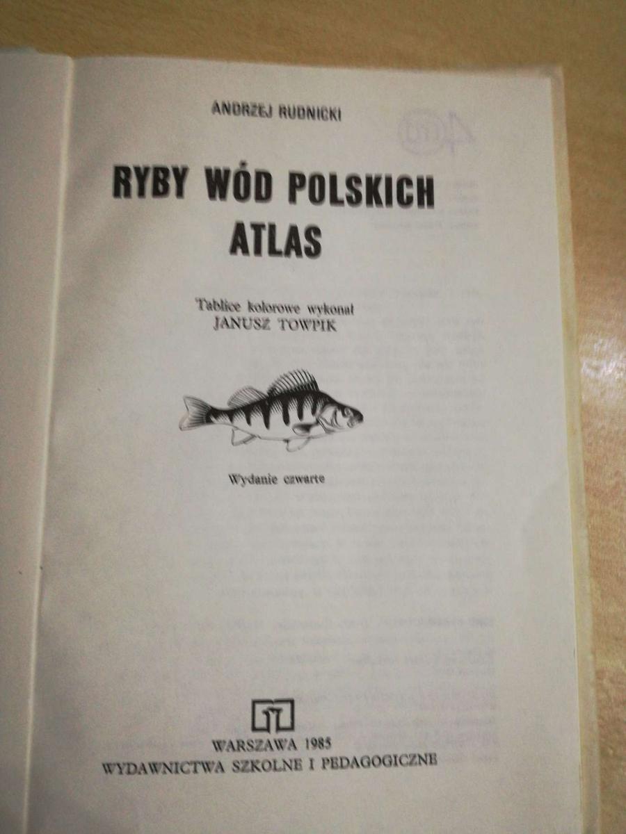 Książka  Ryby wód polskich - Atlas. 1 Full Screen