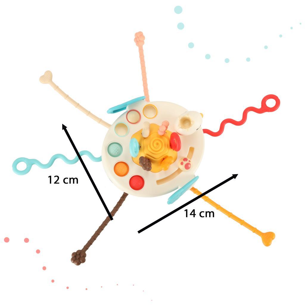 Zabawka sensoryczna gryzak Montessori dla niemowląt łabędź 2 Full Screen