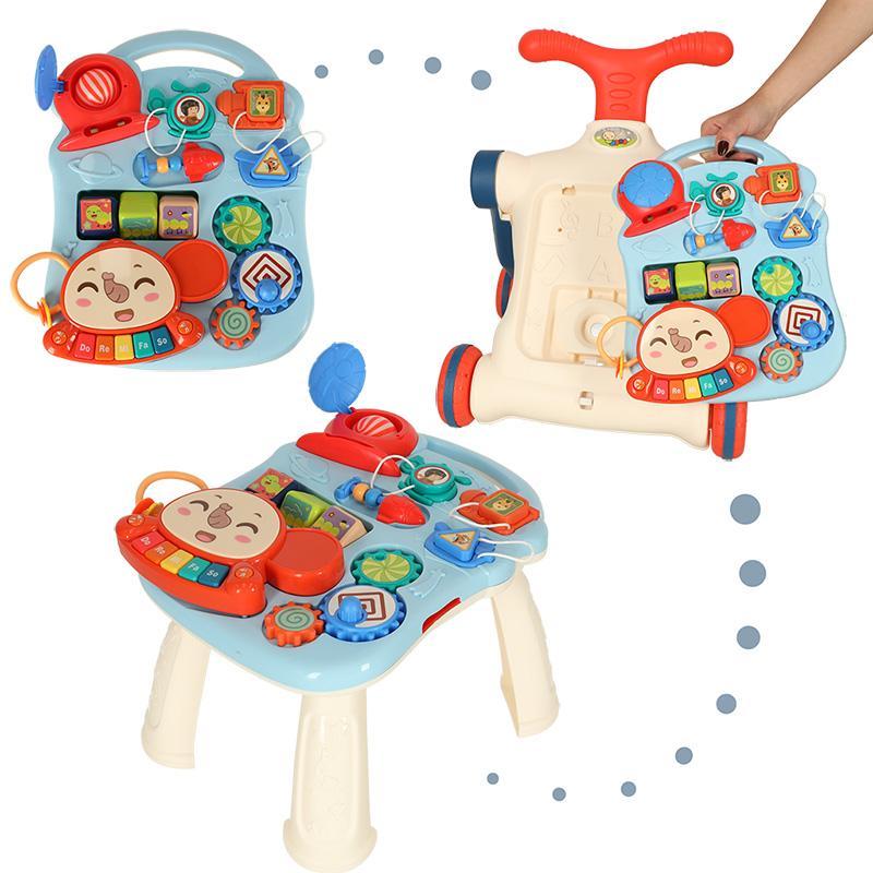Pchacz chodzik jeździk deskorolka stolik interaktywny 5w1 zabawka dla niemowląt 52,2x16x42cm nr. 6