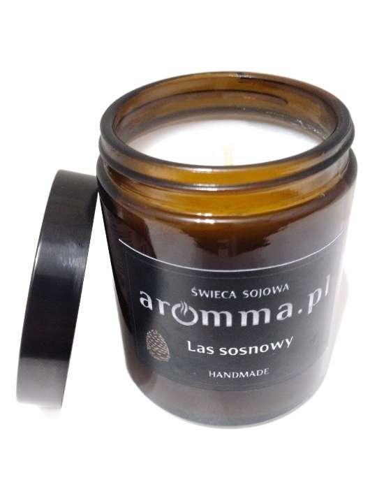Świeca sojowa zapachowa Las sosnowy 180 ml - Aromma nr. 2
