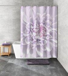 Zasłona prysznicowa 180x200 cm lavender Fioletowy Kleine Wolke Dahlia do łazienki
