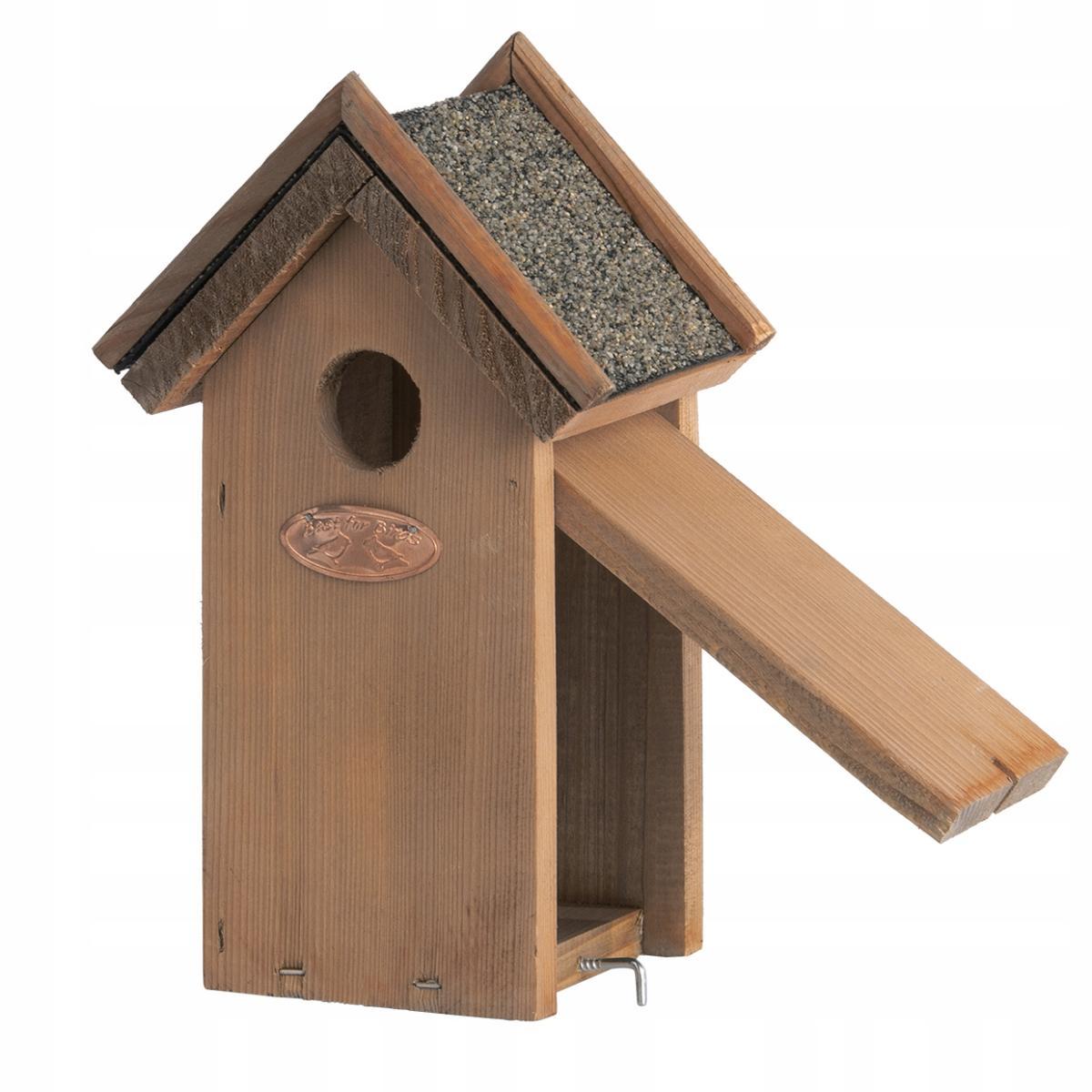 Domek dla ptaków drewniany, budka lęgowa Karmnik 2 Full Screen