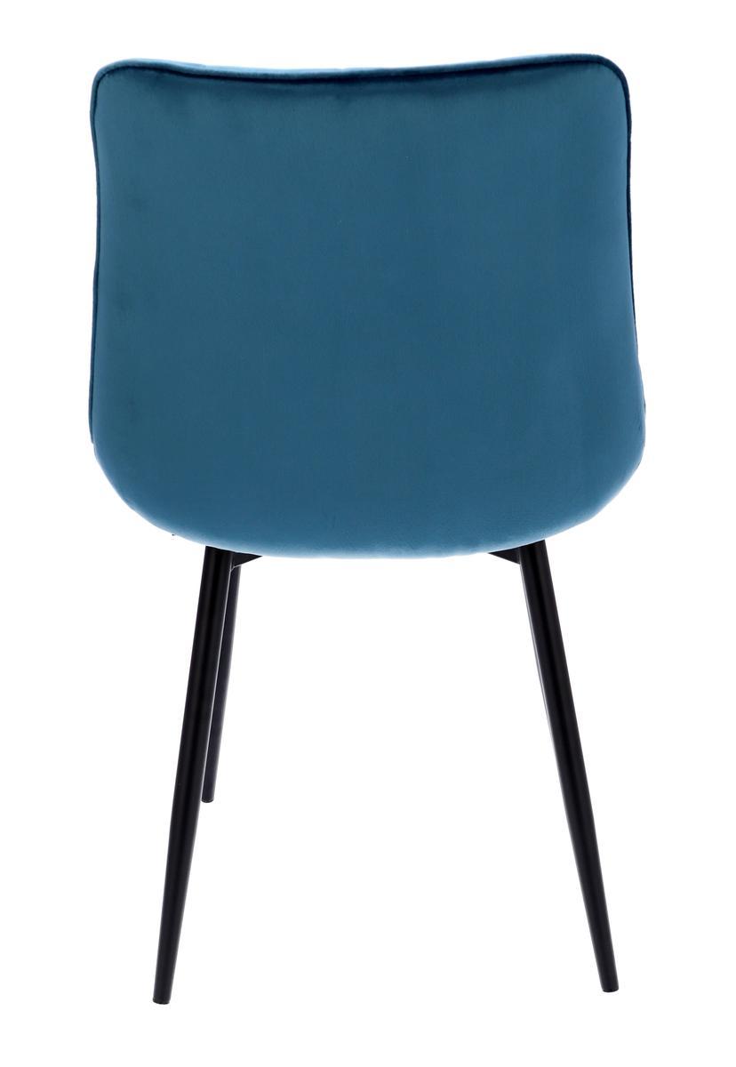 Krzesło MISS niebieskie do jadalni lub salonu  nr. 8