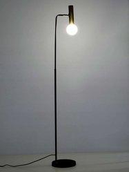Lampa podłogowa Wilson G9 15 W biały czarny złoty - Miniaturka zdjęcia nr 2